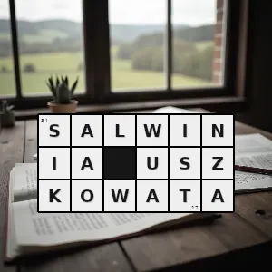 Hasło krzyżówkowe salvinia auriculata gatunek paproci wodnych należący do rodziny salwiniowatych - salwinia uszkowata – rozwiązanie, synonimy, podpowiedzi i definicje krzyżówkowe